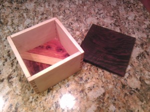 Box 11 Maple and Black Walnut - A