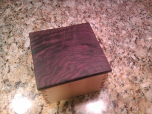 Box 11 Maple and Black Walnut - B