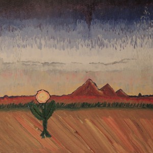 Detail Flower with Mountains
